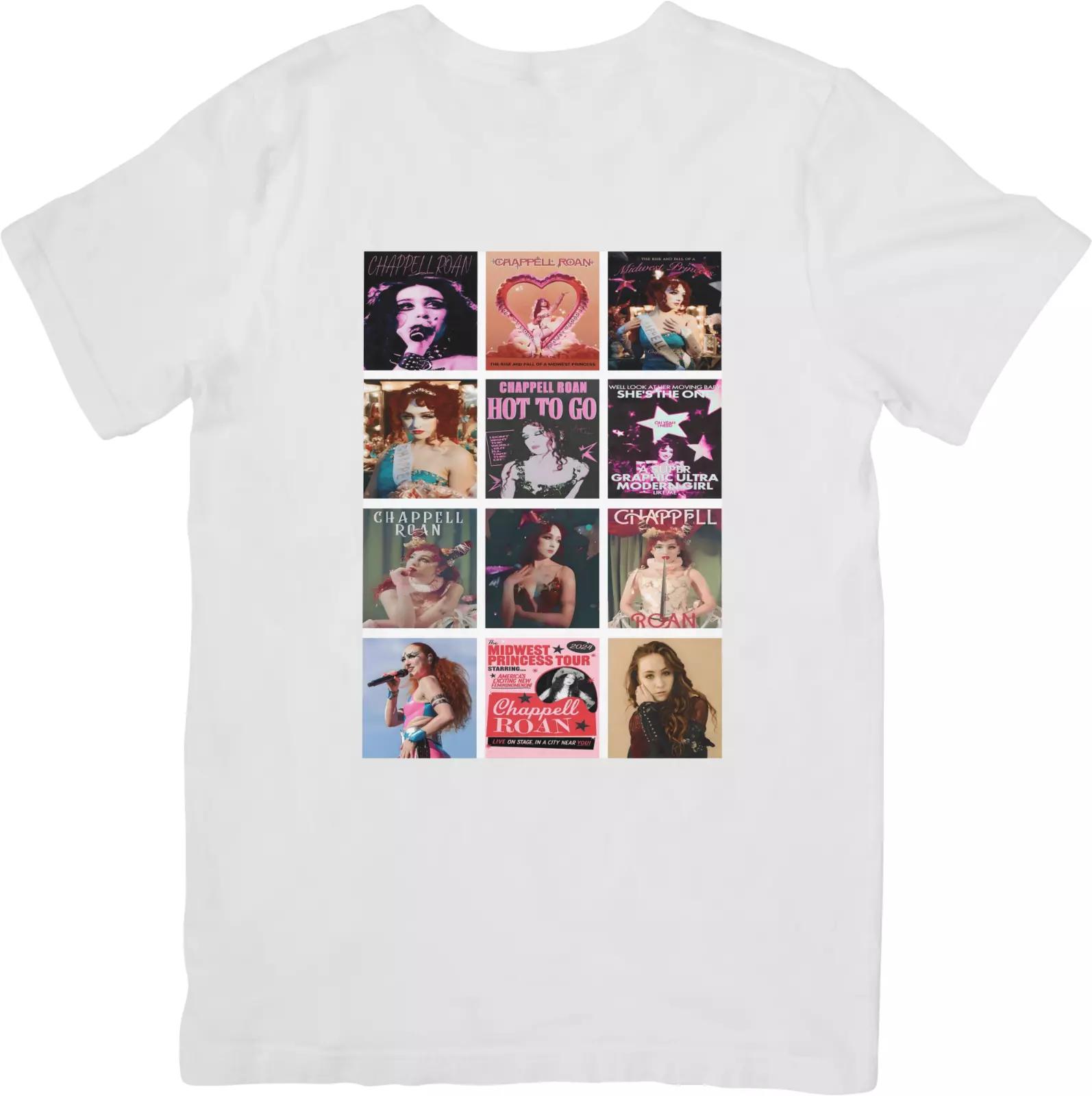 

Chappell Roan Music Unisex Fit suitable for Men & Women Quality Cotton T-Shirt XL