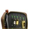 Carrying Case Lure Wallet Bag PU Leather Fishing Bag Outdoor Sports Jig Spinner Bag  Fly Fishing