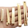 100pcs  Fabric Hairpins Colorful Flat Blank Single Prong Alligator Teeth Hair Clips Barrettes for DIY Jewelry Making