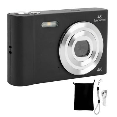 4K Digitalkamera für Teenager Kinder 48MP 1080P HD 2,4 Zoll IPS Bildschirm 16x Digitalzoom Tasche Kompaktkamera für