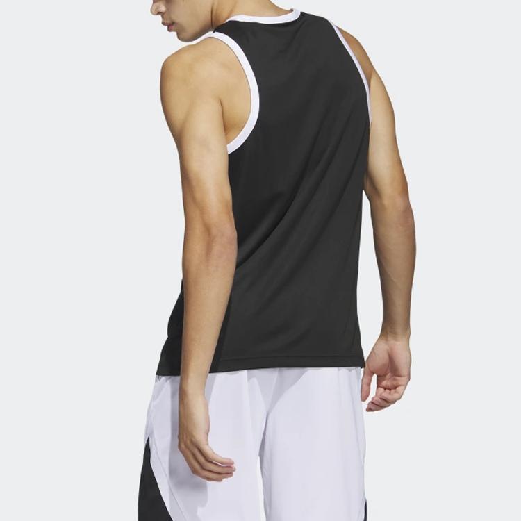 New Adidas Tank Tops Men Black IC2457
