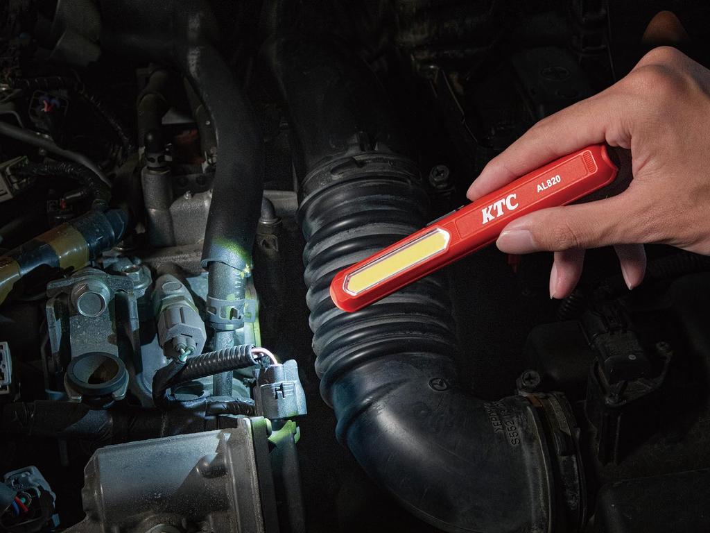 Kyoto Tool Rechargeable LED Penlight Head Max AL820 (KTC) (with Holder), 380lm,