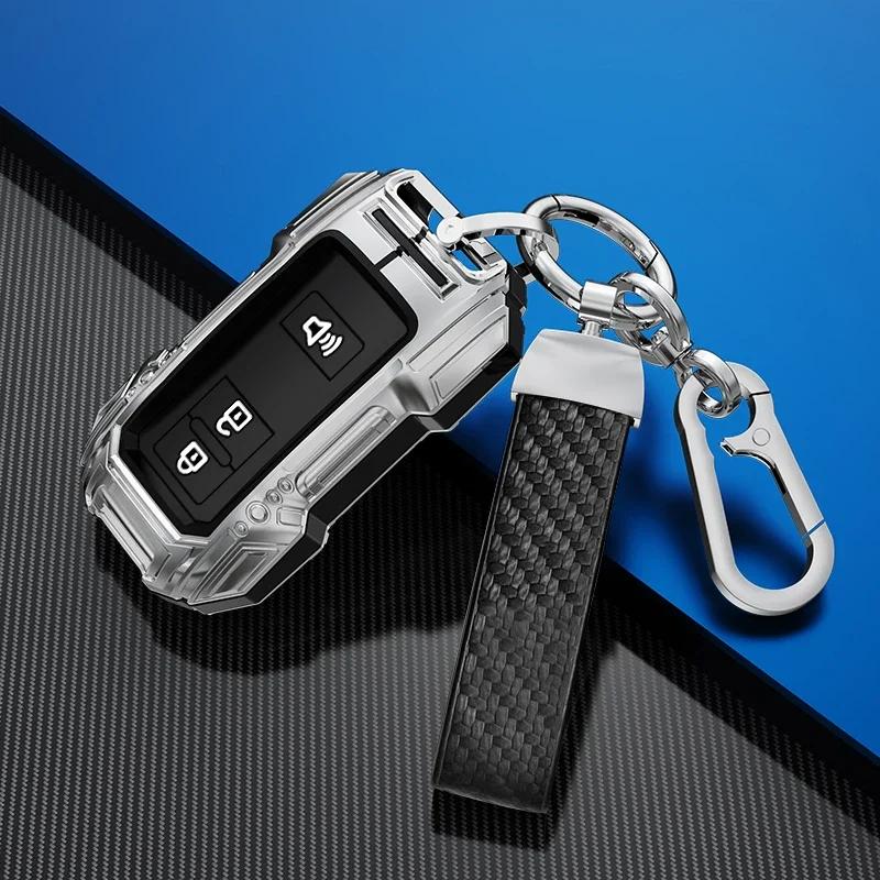Alloy Car Key Case Cover For S0 RAV4 Camry Prius CHR Aygo Corolla Yaris Land Cruiser Highlander Prado Auris Avalon 2015 JH0