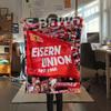 Union Berlin Logo Aufgedruckte Flanelldecke, weicher Überwurf für Schlafzimmer Sofa, waschbar, Fanartikel, tolles Geschenk.