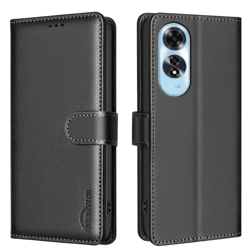 Wallet Flip Case For OPPO A60 4G Cover Cases For OPPO A60 A59 A79 A18 A38 A58 A78 4G A98 5G Coque Leather Phone Protective Bags