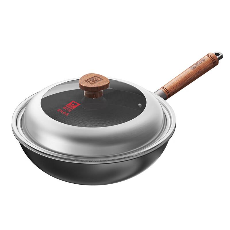 

KOBACH Refined Iron Non-Stick Wok, 30cm