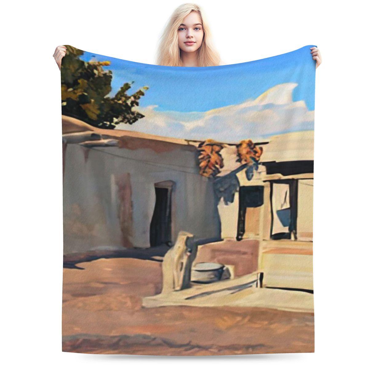 

Maynard Dixon OLD PATIO 1931 Personalized Comfortable Party An UltraSoft Micro Fleece Blanket 75x100cm 30x40in