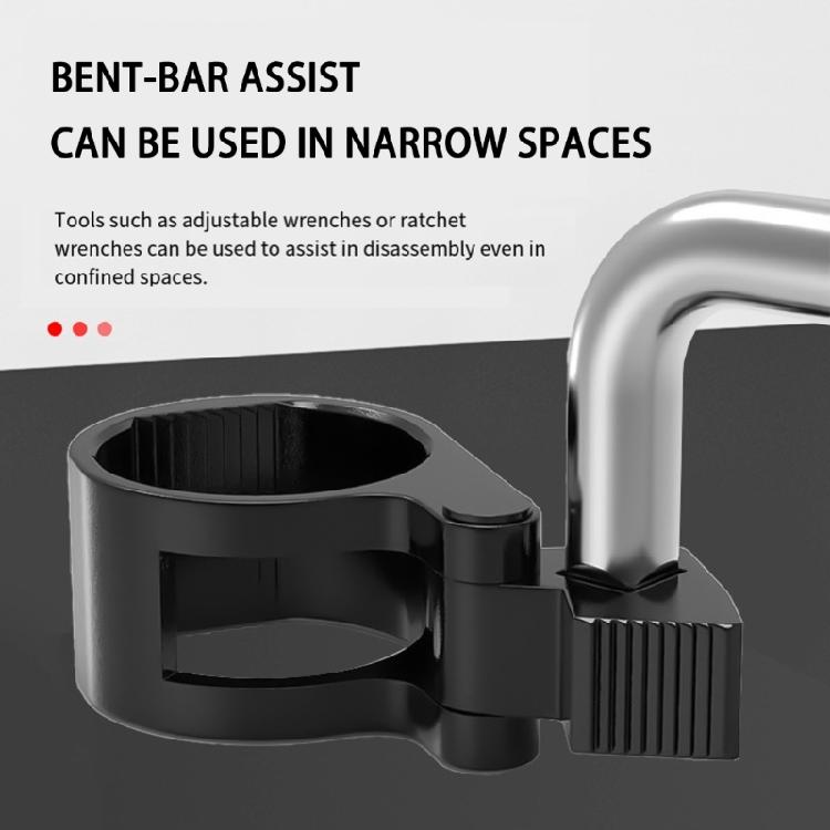 Ergonomic Inner Tie Rod Hex Wrench Strong Not Slip Handle Strong Inner Tie Rod Remover for Car Truck Steering Systems
