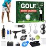 24 Days Christmas Golf Advent Calendar Gift Box Accessory Set Golf Themed Design for Men Women Kids Enthusiasts Stocking Stuffer