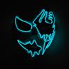 Glow Party Cosplay Mask Neon Mask Led Mask Masque Masquerade Party Masks Led Light Up Props Glow In The Dark Costume Supplies