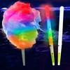 Function LED Cotton Candy Cone Fairy Floss Sticks Clear For Party