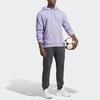 adidas Real Madrid Official Club Graphic Casual Loose Hooded Sweatshirt Daily Sports Pullover Men Magic Lilac HT6460
