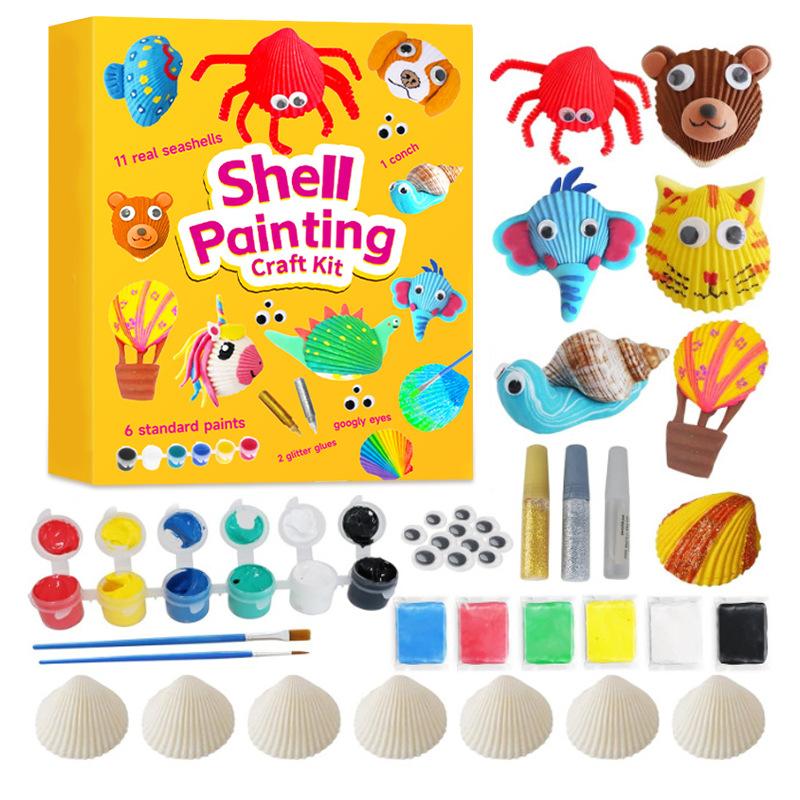 1 Set Glow In The Dark Rock Kit Arts And Crafts Rock Painting Kits For Boys Girls Best Birthday Chirstmas Party Gift