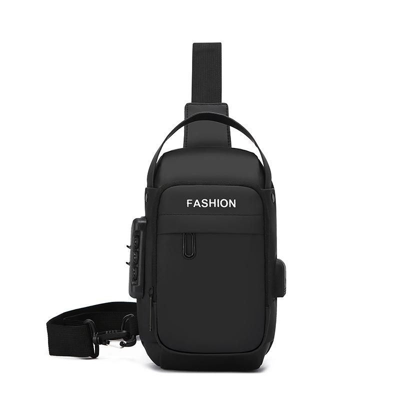 Men Anti Theft Chest Bag Shoulder USB Charging Crossbody Package School Short Trip Messengers Gym Men's Sling Sports Pack 2026