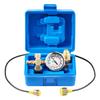 Hydraulic Nitrogen Accumulator Charging Kit, 0-100 Bar Nitrogen Fill Kit, Pressure Test System with 1 Pressure Gauge, 1 Gas Hose, 1 Valve Body and 1
