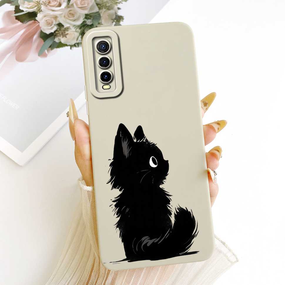 For vivo Y70s 5G Case Luxurious Flower Cartoon Silicone Back Cover For Vivo Y 70s Y51s Y51S V2002A Shockproof Phone Cases Fundas
