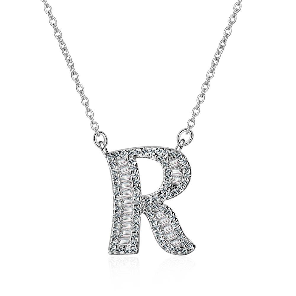 26 Letters of The Alphabet Necklace Female Romantic Travel with The Same Short Section of The Collarbone Chain Valentine's Day Gifts Necklace