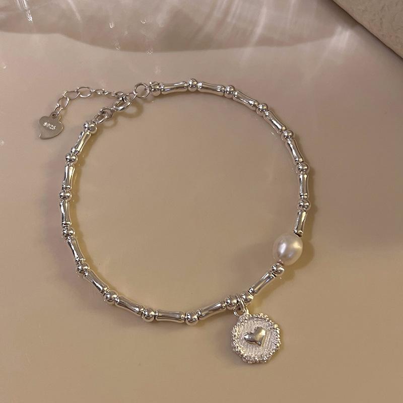 Fashion 925 Silver Cuff Bracelet For Woman Open Luxury Leaf Shaped Adjustable Charm Bangle Bracelets Party Jewelry Gift