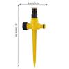 20-5pcs 360 Degree Rotation Auto Irrigation System 3 Gears Adjustable Irrigation Sprinkler For Garden Irrigation Watering Tools
