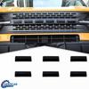 Black Front Grille Letters Cover Trim Guard Protector  For Ford Bronco Sport 21+