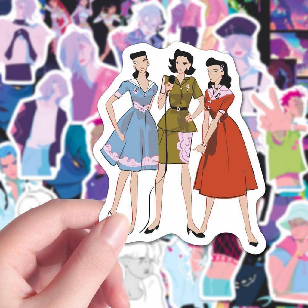 Comic Peripheral Shiny Sticker Pack Props, Suitable As A Gift