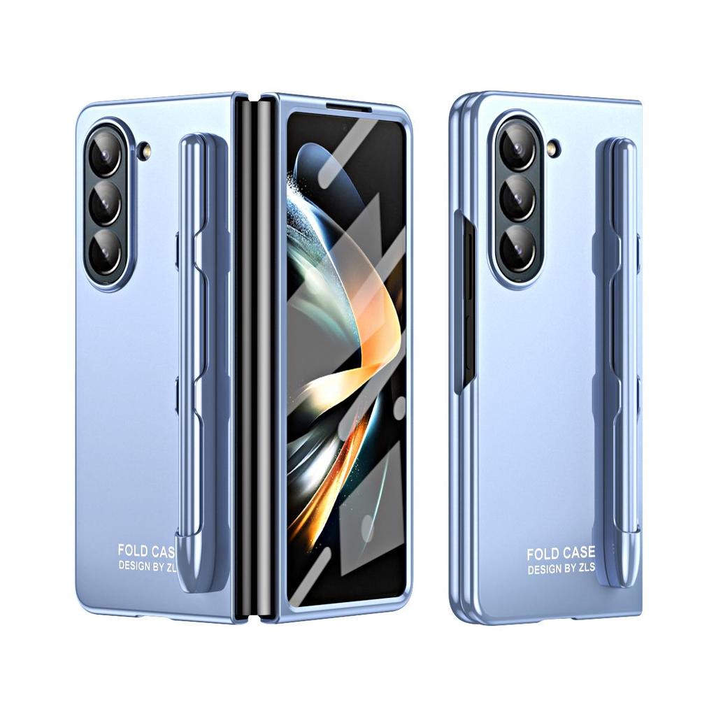 360 Full Box Poszycie Pokrowiec na zawiasy do Samsung Galaxy Z Fold 5 z uchwytem na długopis Odporny na wstrząsy pancerz Osłona ochronna Z Fold 4 3 Osłona ochronna
