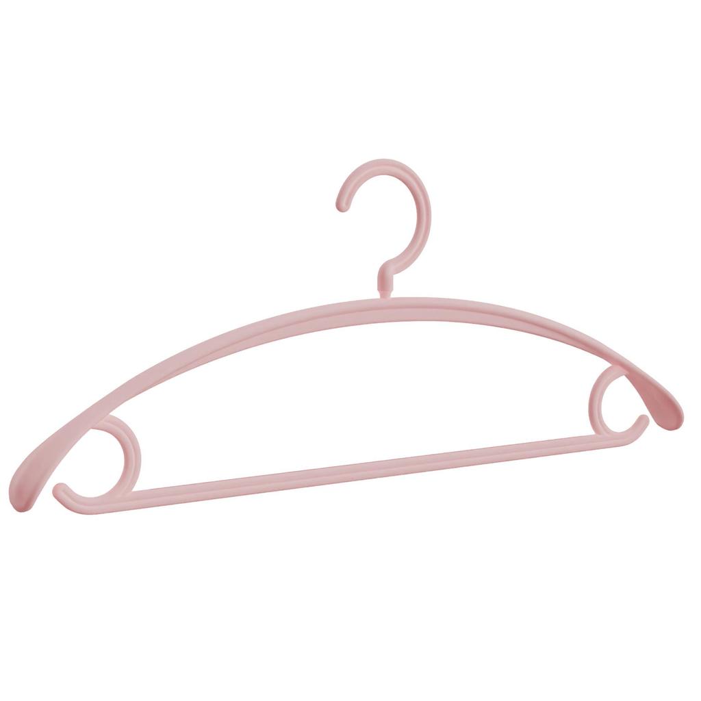 Non-Slip Wide Shoulder Plastic Clothes Hanger - Traceless, No Deformation, Ideal for Coat Drying