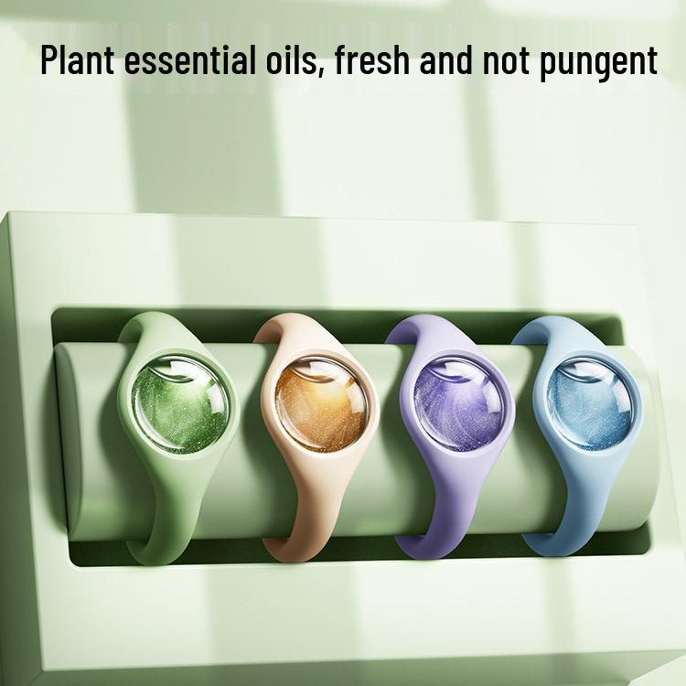 Plant Essential Oil Mosquito Repellent Bracelet - Anti-Bite for Adults, Children, and Babies; Ideal for Outdoor Use