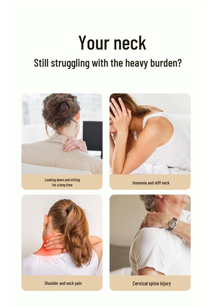 Smart Kneading Neck and Cervical Spine Massager - Neck Protector and Gift