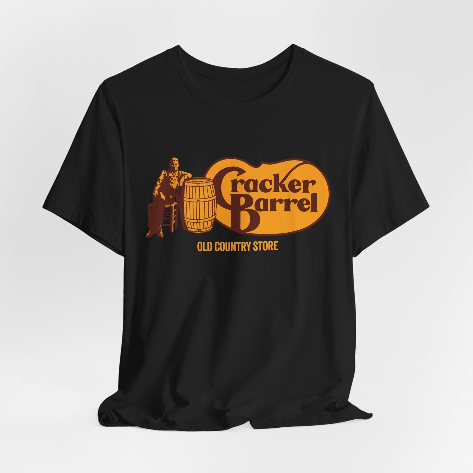 Cracker Barrel Restaurant Logo Unisex T-Shirt Black Navy S-5XL S