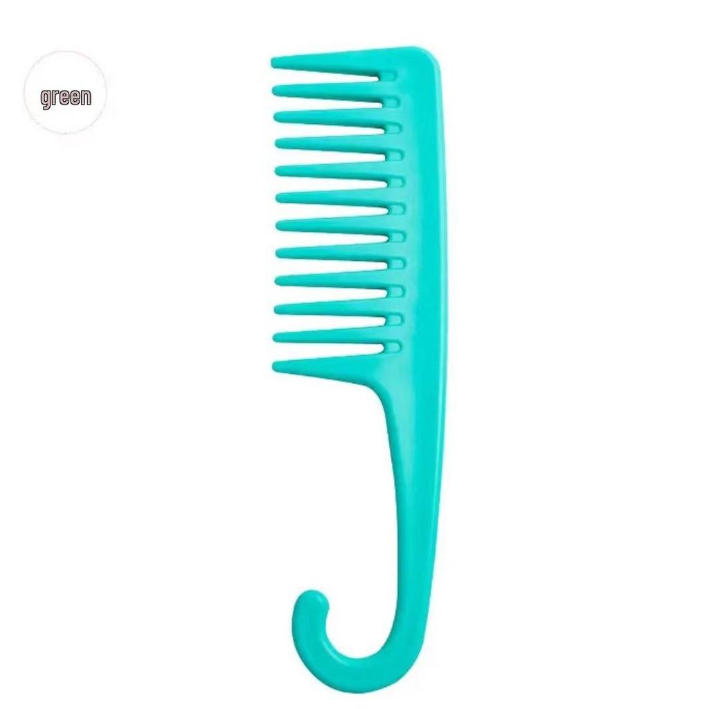 Large Curved Wide-Tooth Comb for Curly and Long Hair, Anti-Static, Net Red Style