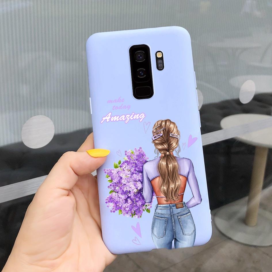 For Samsung Galaxy S9 Case G960F/DS Phone Cover Luxury Cartoon Soft Slim Funda For Samsung S9 Plus G965F S9+ Coque S9Plus Bumper