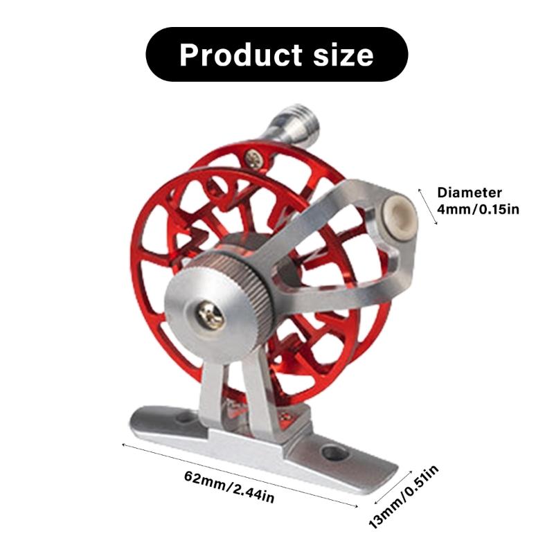 Aluminum Reels Fly Fishing Reels for Trout Pike Heavy Duty Winter Ice Fishing Wheel Fly Reels