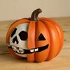 Halloween Witch Pumpkin Figurine Haunted Table Centerpiece Spooky Home Decorations for Fall Holiday Party and Events