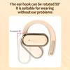 Wireless Bluetooth 5.4 Headphones Ear Hook Earphones LED Display Waterproof Headsets HiFi Stereo Noise Reduction Earbuds
