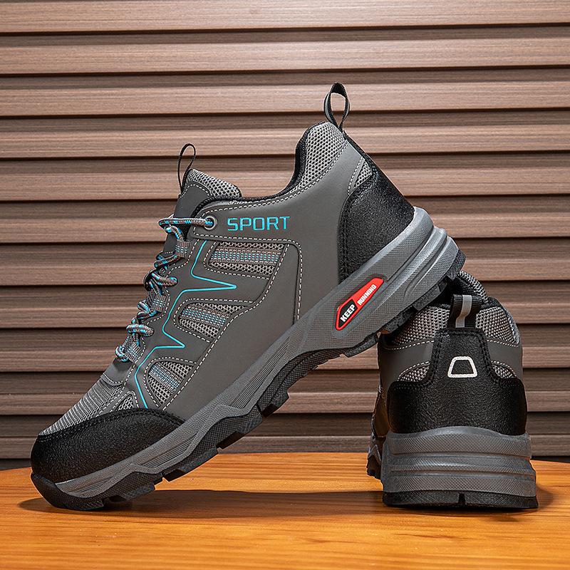 New low-top outdoor hiking casual shoes mesh breathable lightweight soft-soled hiking shoes couple shoes