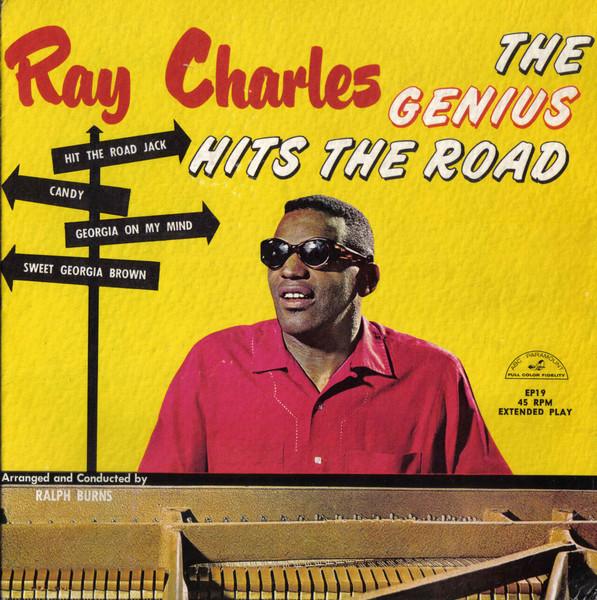 

7-дюймовая пластинка RAY CHARLES The Genius Hits The Road EP19 ABCParamount 1960 США SoulFunk Б/у