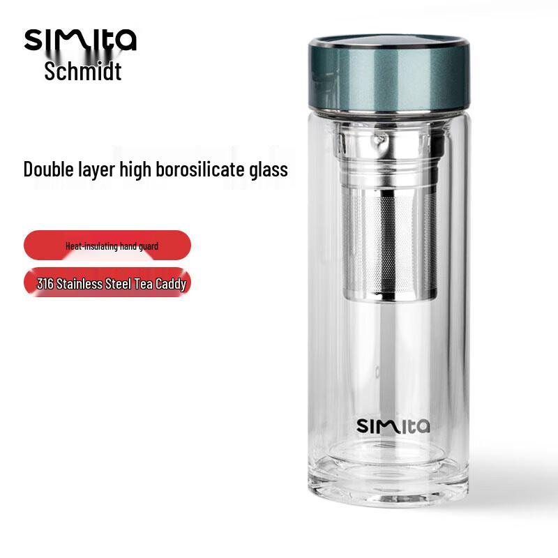 Schmidt Double-Wall Tea Infuser Glass