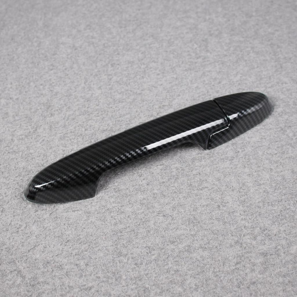 RUIQ Exterior Outer Door Handle Covers for the New Honda DG5 Full Coverage Designed Exclusively for the Honda WRV Carbon Fiber WR-V Series, Type,