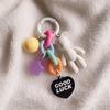 Creative Cute Bear Keychain Colorful Bear Bag Decoration Accessories For Women Girls Earphone Protective Case Pendant