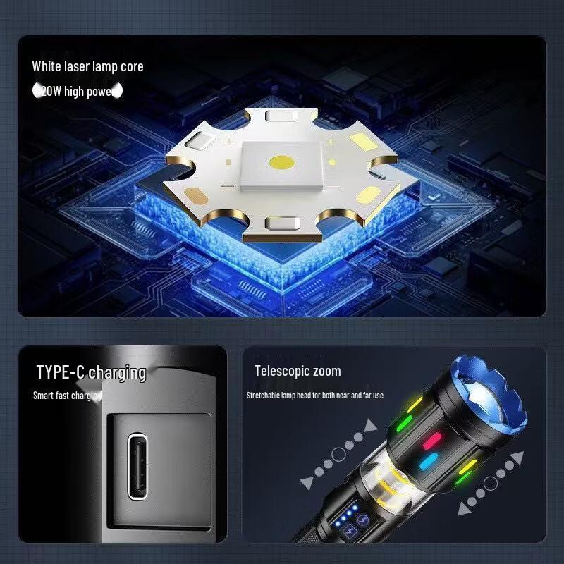 NuFeng High-Power Multi-Function LED Flashlight