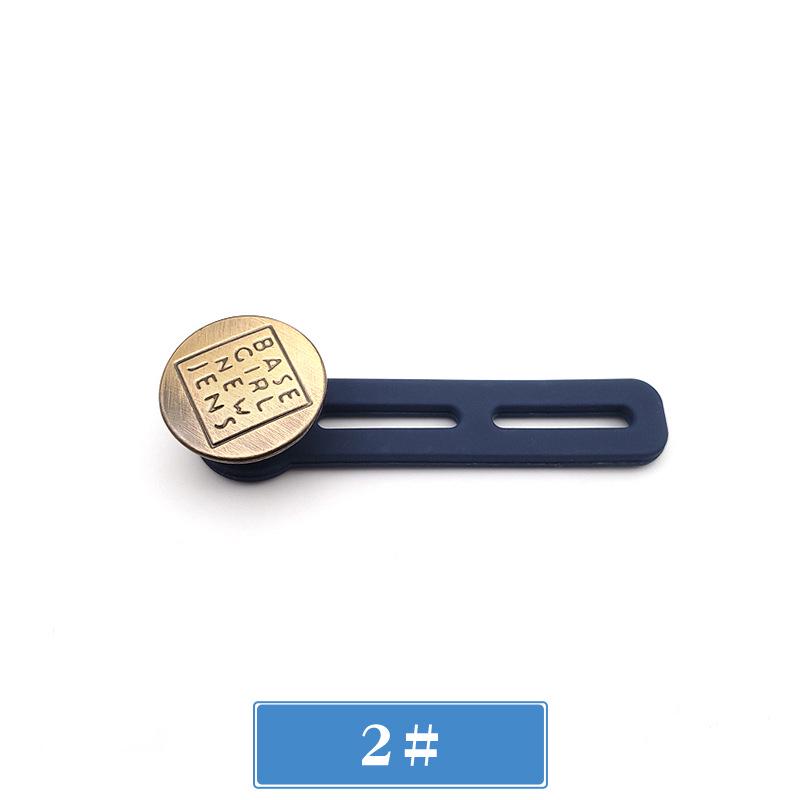 Adjustable No-Sew Waist Extension Button for Jeans