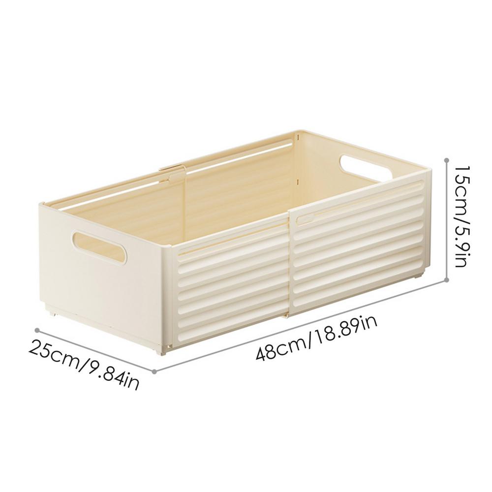 Längenverstellbare Aufbewahrungsbox Ausziehbarer Schubladenorganizer Stapelbare Schrankorganizer Küchenaufbewahrungsbox