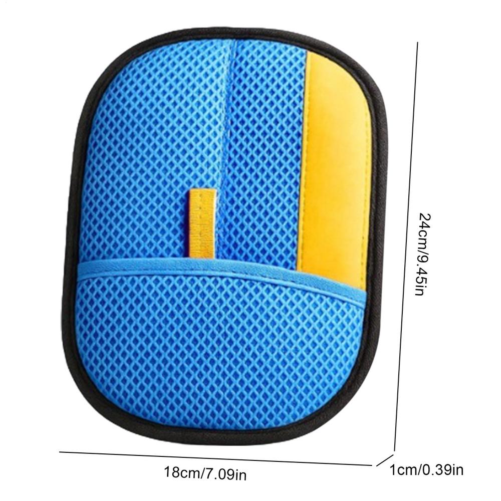 

Electrostatic Pet Hair Remover Glove Washable Anti-static Pet Hair Remover Mitt For Removing Dog And Cat Hair From Furniture синій