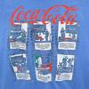 CocaCola 80s vintage Short sleeve Single stitch T-shirt L blue Men's Used