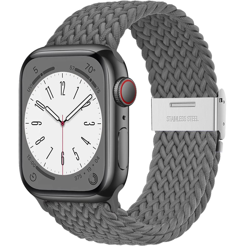 Strap For Apple Watch Ultra Band 49mm 45mm 44mm 40mm 41mm 42mm 40 45 Mm Braided Solo Loop Correa Bracelet Series 8 7 3 5 Se 6 4