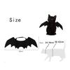 Ali di Pipistrello Nere Cosplay per Cane Gatto Costume Festa Halloween Decorazione