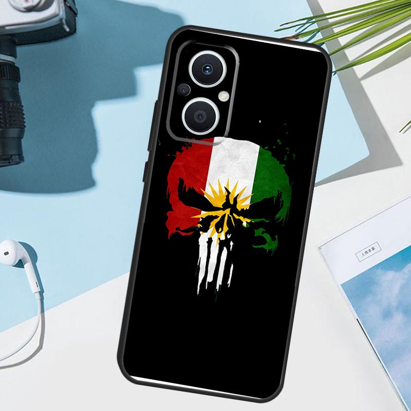 Kurdistan Flag Cover For OPPO Reno 8 7 Lite 10 11 12 13 14 Pro 11F 12F 13F 14F OPPO Find X8 X5 X9 Pro Case