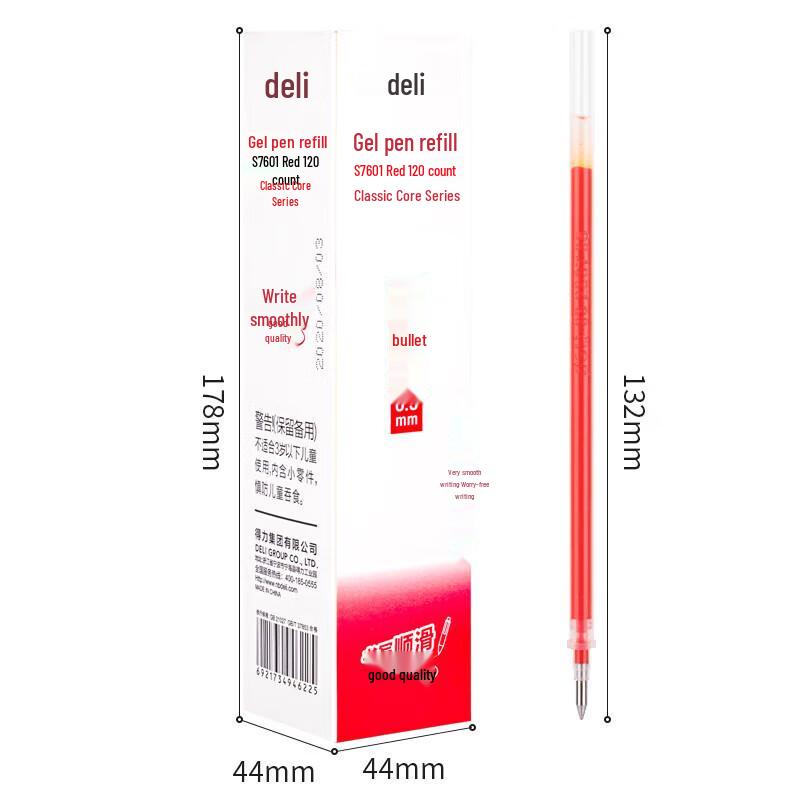 Deli S760 0.5mm Gel Pen Refills