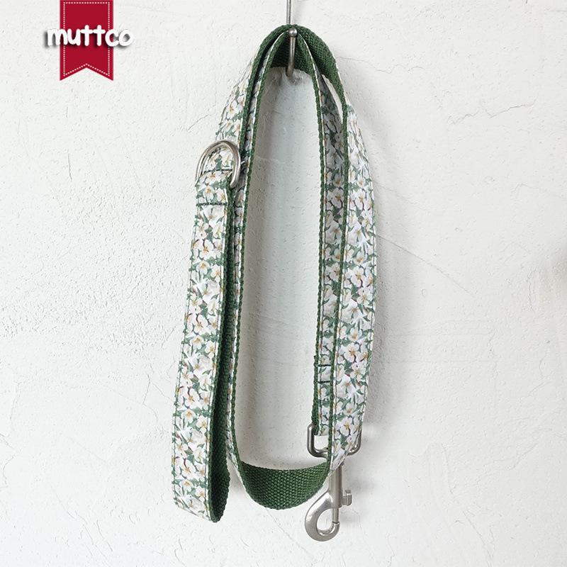 Свежий белый жасмин Стиль Поводок для собаки - MUTTCO UDL-125 Extra Large